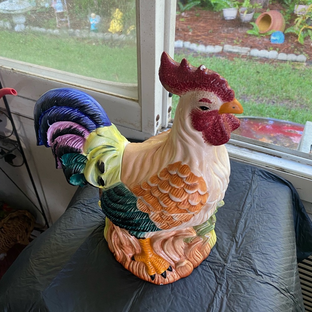 Heartfelt Kitchen Creations Rooster Cookie Jar